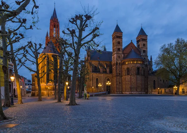 Cathédrale Maastricht Pays Bas Arrière Plan Architectural — Photo