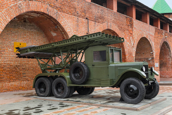 Military Museum in Nizhny Novgorod kremlin - Russia - travel background