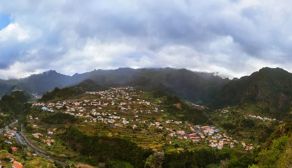 Mountain Village Sao Vicente Madeira Portugal Travel Background — Stock Photo, Image