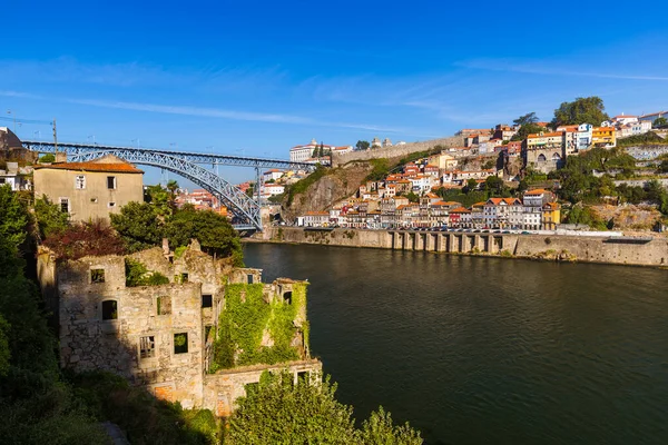 Casco Antiguo Oporto Portugal Fondo Arquitectónico — Foto de Stock