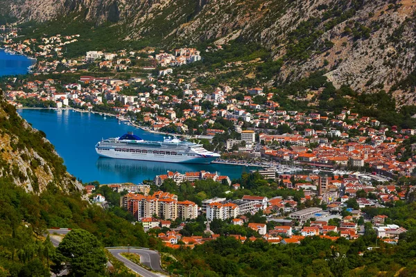 Bucht Von Kotor Montenegro Natur Und Architektur — Stockfoto