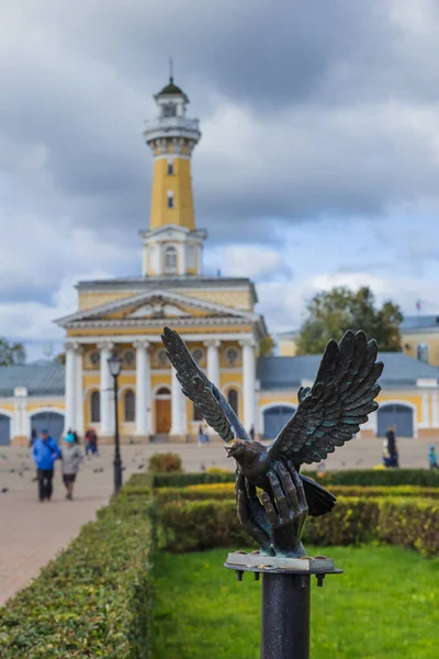 Tour Feu Dans Centre Historique Ville Antique Kostroma Russie — Photo