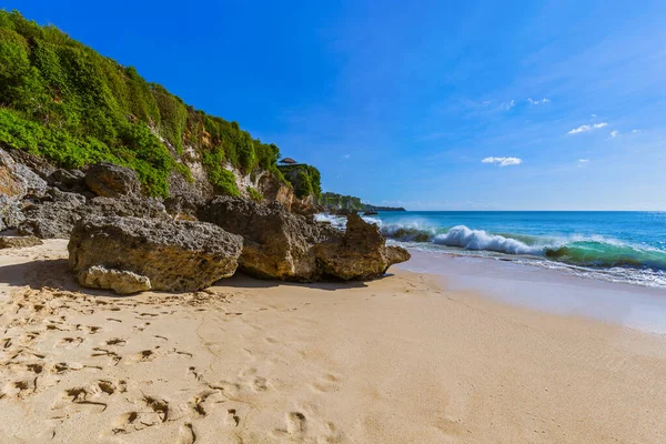 Secret Beach Bali Indonesia Natuur Vakantie Achtergrond — Stockfoto