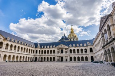 Hotel national des Invalides veya ulusal Köşkü: sakatlar Paris, Fransa.