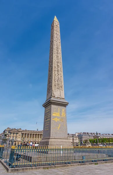 Den Obelisk Luxor Ligger Torget Place Concorde Paris Detta Jätte — Stockfoto