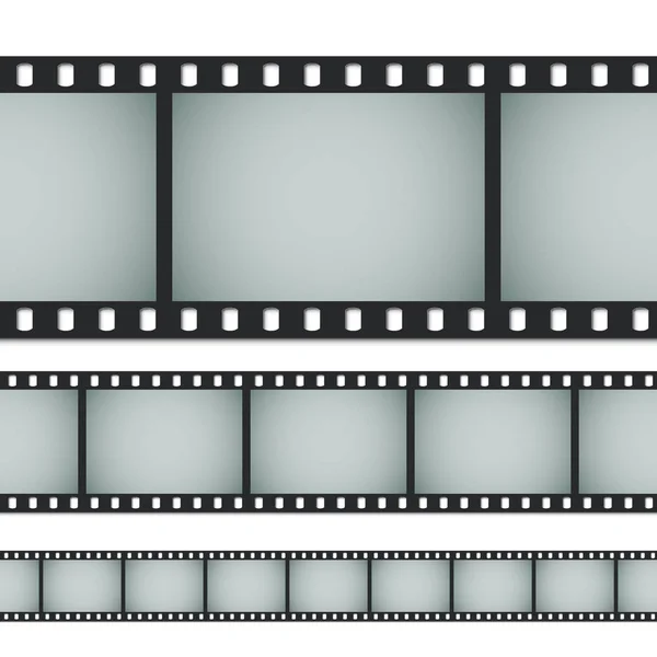 Película Película Foto Estándar Sin Costuras 35Mm Aislada Sobre Fondo — Vector de stock