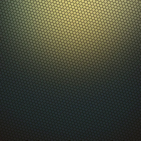 Fondo de mosaico oscuro en forma de panal . — Vector de stock