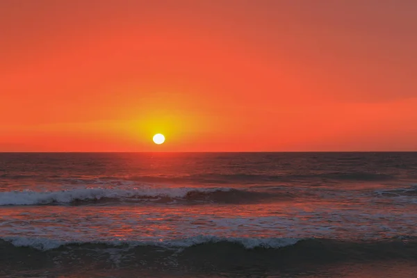 オーシャン ビューの夕日 — ストック写真