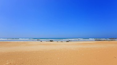 Kumlu panorama okyanus plajı 