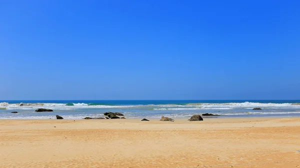 Panorama plage océanique avec sable — Photo