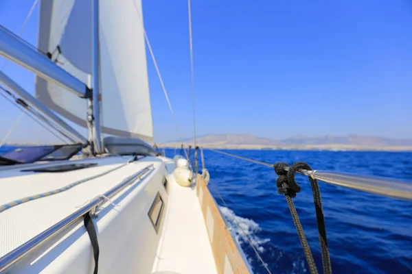 Yacht Vela Grecia — Foto Stock