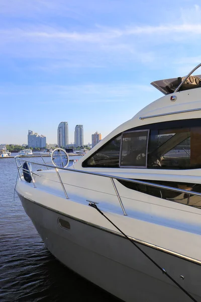 Luxury Motor Boat Luxury Motor Yacht — Stock Photo, Image