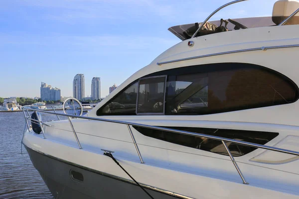Luxury Motor Boat Luxury Motor Yacht — Stock Photo, Image