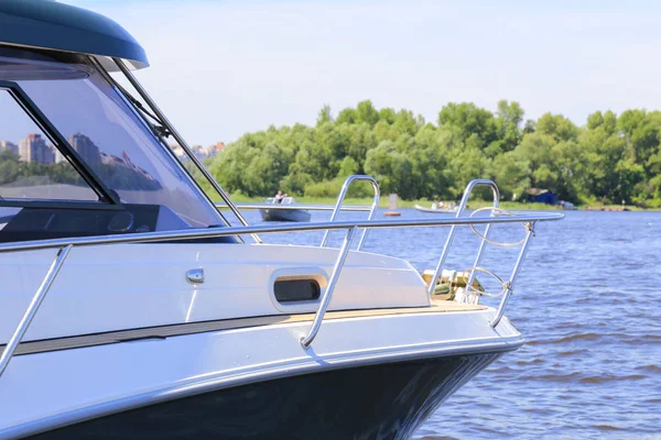 Luxury Motor Boat Luxury Motor Yacht — Stock Photo, Image