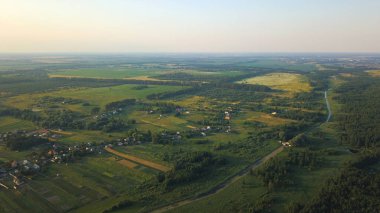 Yaz aylarında kırsal Top View