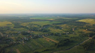 Yaz aylarında kırsal Top View