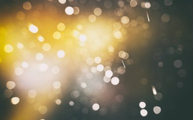 Parlak bokeh desen yaptı