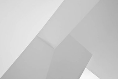 Soyut beyaz mimari arka plan. Boş beyaz oda interio