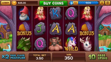 Büyülü mor ağaç ve oyun ico ile güzel büyülü vadi