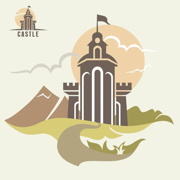 Logo du château — Image vectorielle