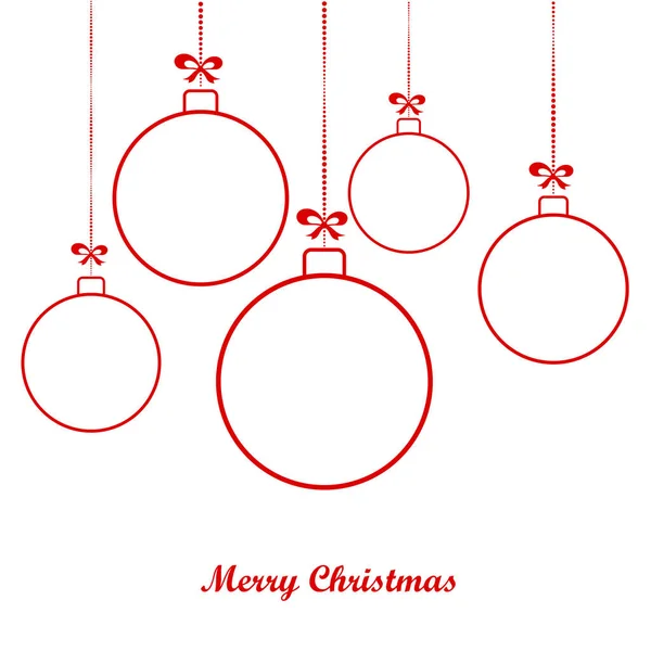 Fondo de Navidad con adornos Ilustraciones de stock libres de derechos