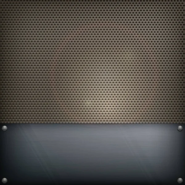 Dunkler Hintergrund Aus Metall Vektorillustration — Stockfoto