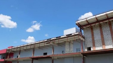 Modern daire atış kurulması. Alan metni kopyalayın. Kiralama kavramı.