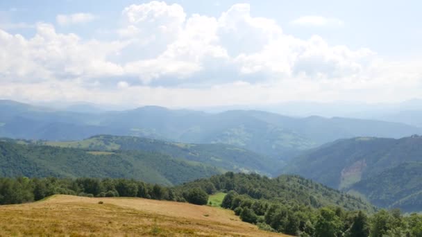 Karpaty, Ukrajina. Krajina video. Příroda, video. 4k, — Stock video