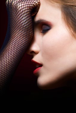 çaresizlik içinde closeup og kız