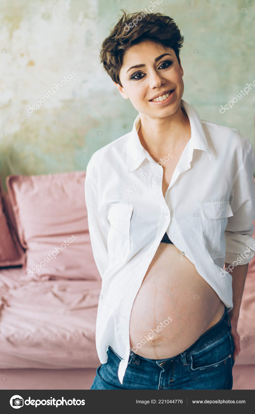 Candid Wife Pregnant