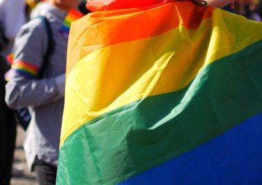 Geçit Töreninde Lgbt Gurur Bayrağı