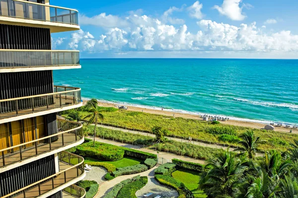 Vista al norte de Miami Beach Hotel — Foto de Stock