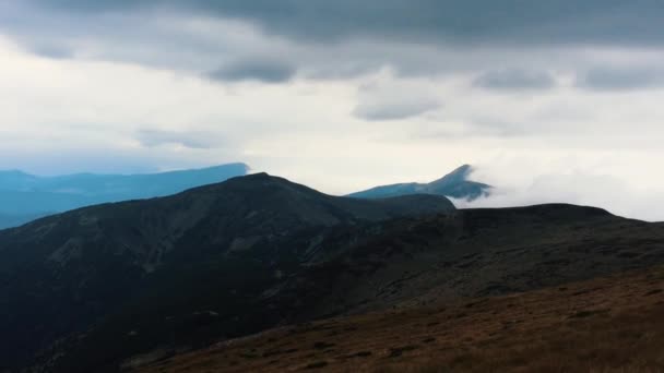 Güzel Gün Batımı Video Dağlarda Souther Avrupa Nın Doğal Park — Stok video