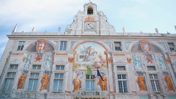 Italie Genova Octobre 2018 Banque Saint George Casa Delle Compere — Video