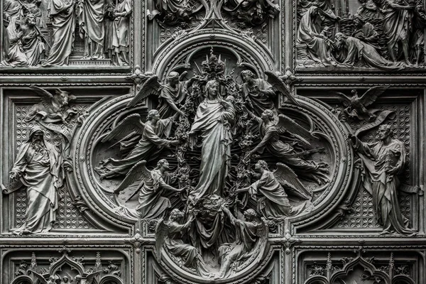 Kathedraal Kerk Milan Beautiful Italiaanse Tempel Gewijd Aan Mary Van — Stockfoto