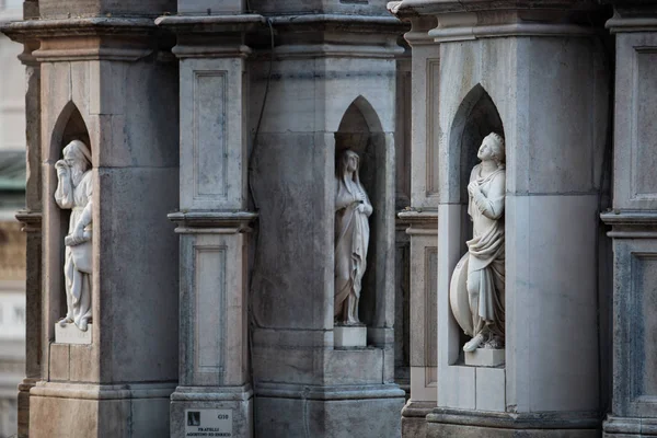 Kathedraal Kerk Milan Beautiful Italiaanse Tempel Gewijd Aan Mary Van — Stockfoto