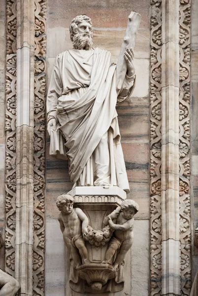 Igreja Catedral Milão Belo Templo Italiano Dedicado Santa Maria Natividade — Fotografia de Stock