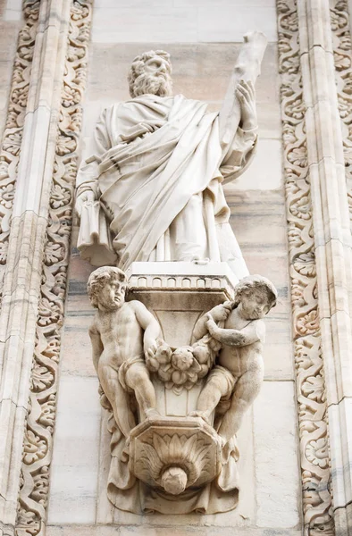 Catedral Milán Hermoso Templo Italiano Dedicado Santa María Natividad Situado —  Fotos de Stock