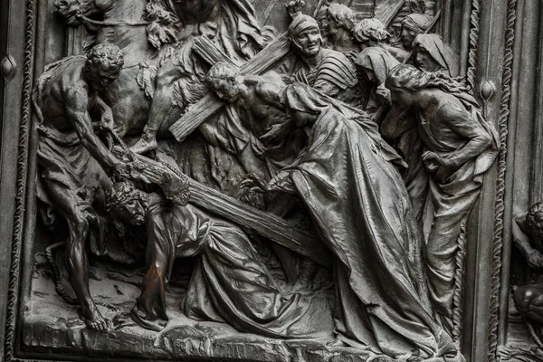 Duomo Milano Bellissimo Tempio Italiano Dedicato Santa Maria Della Natività — Foto Stock