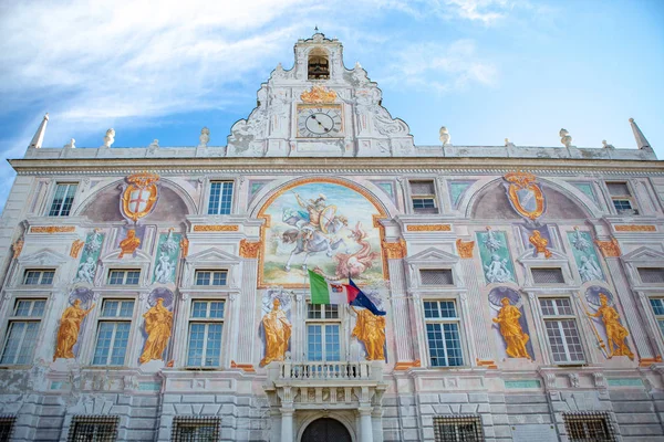 Genova Italia Octubre 2018 Banco San Jorge Casa Delle Compere —  Fotos de Stock