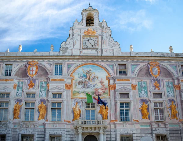 Genova Italia Octubre 2018 Banco San Jorge Casa Delle Compere —  Fotos de Stock