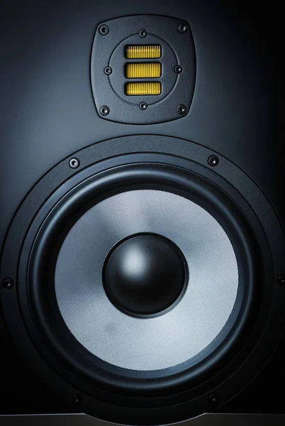 Hifi Sound Monitor Mixing Recording Studio Professional Audio Equipment Setup — Stock Photo, Image