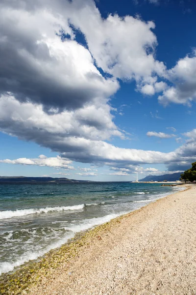 Pantai Yang Indah Laut Mediterania Kroasia Alam Perjalanan — Stok Foto