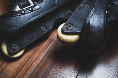 Agresif pateni için paten üzerinde Kapat 