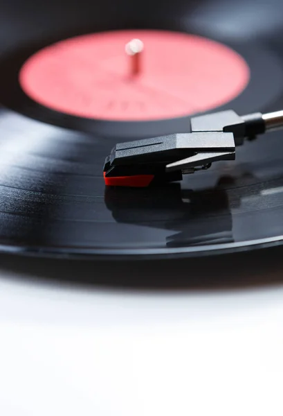 Retro Hipster Musikspieler Elektronisches Gerät Zum Hören Von Schallplatten — Stockfoto