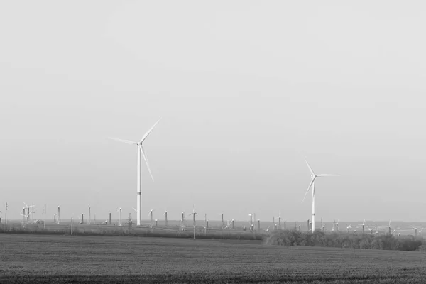 Fontes Alternativas Energia Verde Turbinas Eólicas Parques Eólicos — Fotografia de Stock
