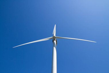 Yeşil enerji - Rüzgar turbin veya rüzgar çiftliği alternatif kaynaklar 