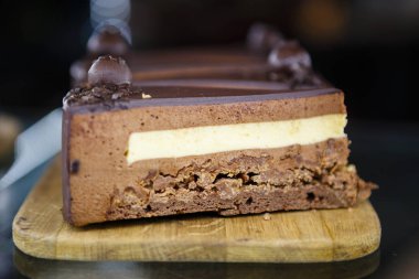 Lezzetli taze tatlı pasta cafe