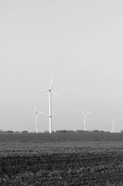  Yeşil enerji - rüzgar türbinleri veya rüzgar çiftlikleri alternatif kaynaklar