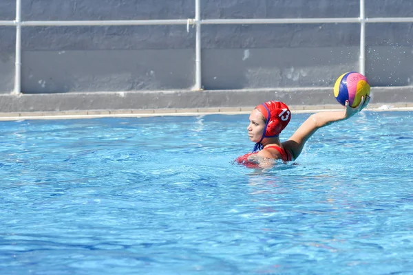 Atenas Octubre 2012 Campeona Femenina Waterpolo Las Mujeres Juegan Waterpolo — Foto de Stock